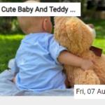 Cute Baby And Teddy Bear Jigsaw