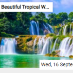 Beautiful Tropical Waterfall Jigsaw