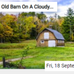 Old Barn On A Cloudy Autumn Day Jigsaw
