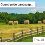 Countryside Landscape With Hay Bales Jigsaw