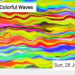 Colorful Waves Jigsaw