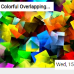 Colorful Overlapping Rectangles Jigsaw