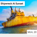 Shipwreck At Sunset Jigsaw
