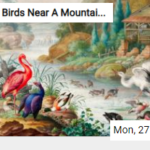 Birds Near A Mountain Stream Jigsaw