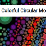 Colorful Circular Motif Jigsaw Puzzle Game