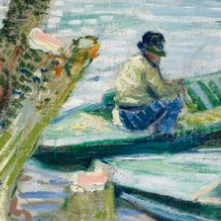 Fishing In Spring, The Pont De Clichy
