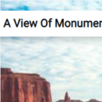 A View Of Monument Valley Jigsaw Puzzle Game