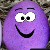 Cute Easter Eggs With Funny Faces