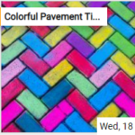 Colorful Pavement Tiles Jigsaw
