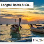 Longtail Boats At Sunset Jigsaw
