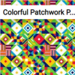 Colorful Patchwork Pattern Jigsaw Puzzle Game