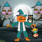 WOW Save Kid From Scary Pumpkin
