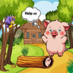 G2R Save Wooden Stuck Tiny Piggy