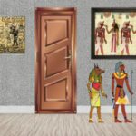 8b Egypt Tutankhamun Gold Mask Escape