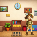 8B Find Curious Girl Emma