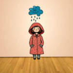 8B Find Rain Coat Girl