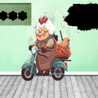 8B Find Cute Hen Grandma