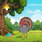 BIG Turkey Forages The Eggs