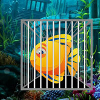BIG-Underwater Yellow Fish Escape HTML5